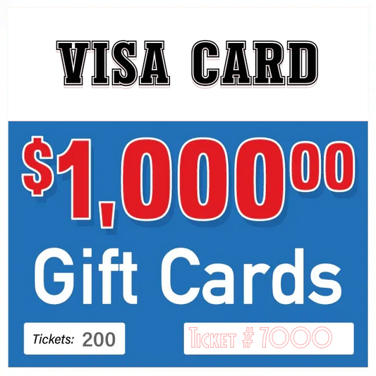 $1000 Visa Gift Card