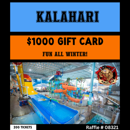 Kalahari $1000 Gift Card